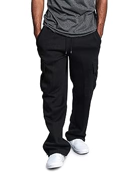 Amazon.com: G-Style USA Men's Solid Fleece Heavyweight Cargo